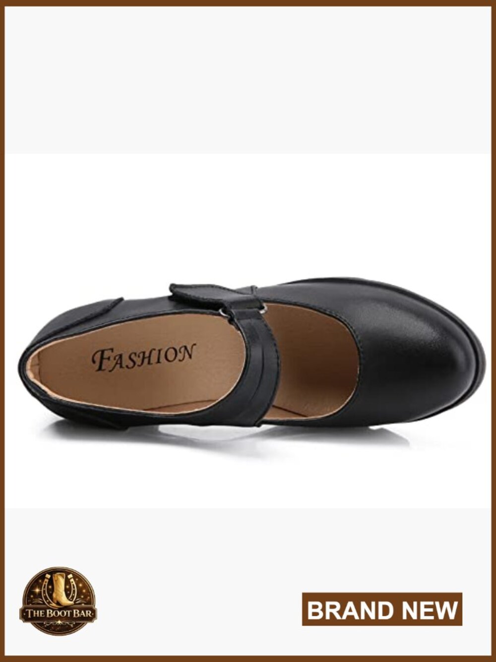 Women's Classic Mid Heel Mary Jane Oxfords Platform Dress Pumps - Picture 6 of 7